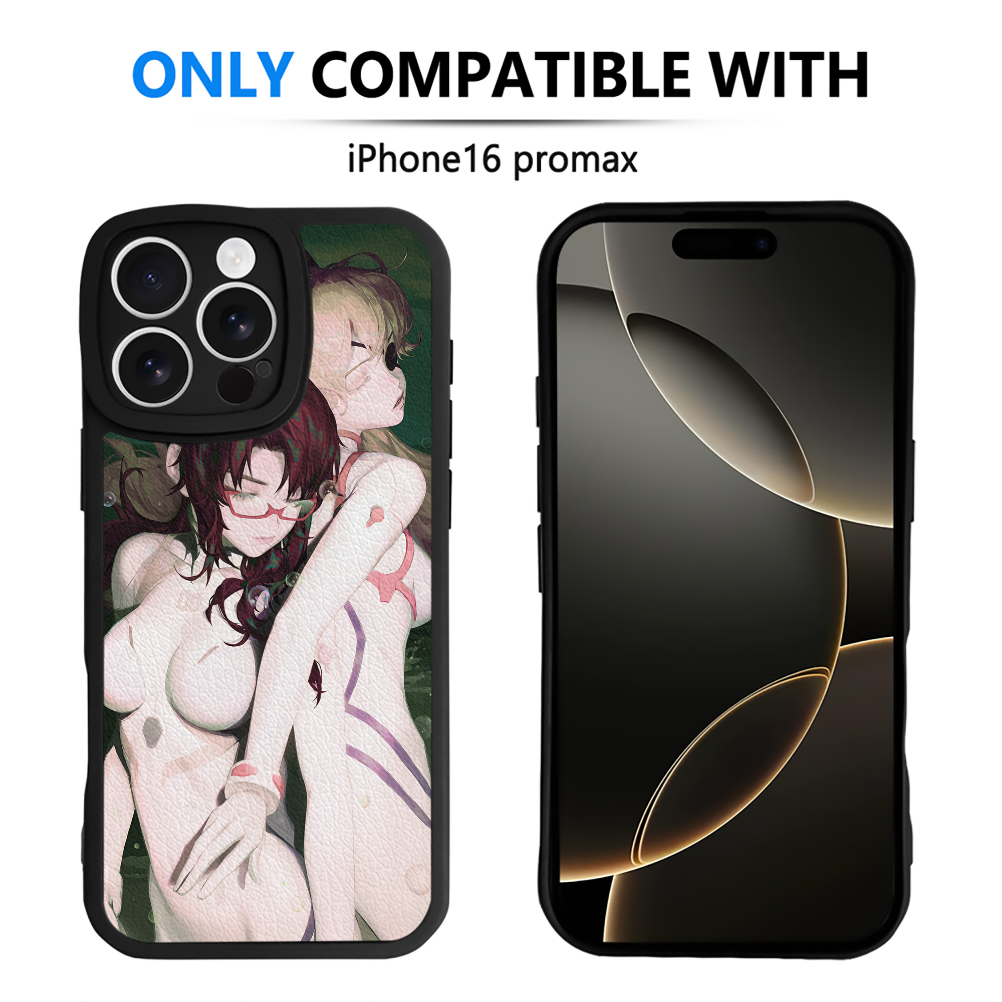 （画像用） EVA 新世紀エヴァンゲリオン 【iPhone 16シリーズ対応】シリコンスマホケース（レザー調） 材質：シリコン